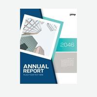informe anual corporativo, diseño creativo. vector