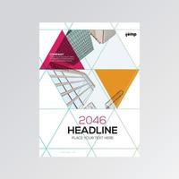 Annual Report Corporate, creative Design vector