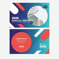 Annual Report Corporate, creative Design vector