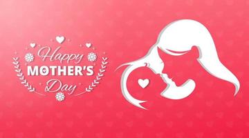 happy mother's day background vector