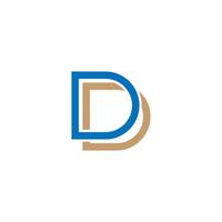 Letter D logo icon design concept vector