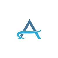 Letter A logo icon design concept vector