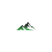 Mountain icon logo design vector illustration