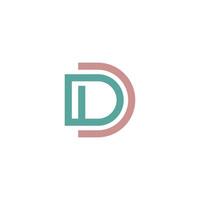 Letter D logo icon design concept vector