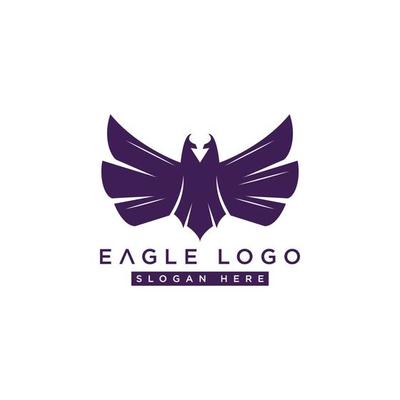 eagle wing logo design vector