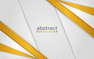 Abstract modern futuristic white background with line gold gradient vector