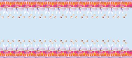 mosque vector set as blank frame for text on white background and copy space, islamic background with fun design style