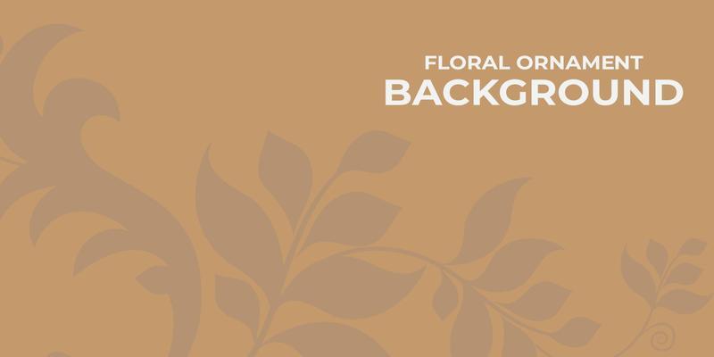 vintage floral ornament background
