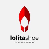 Ladies Shoe - Fashion Shoe Logo vector