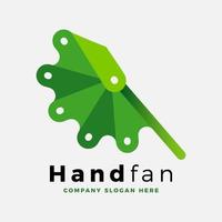 Hand Fan and Handcraft Logo vector