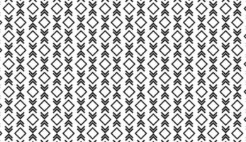 Seamless pattern. Black and white rhombus and chevron motif. Simple pattern design. Can be used for posters, brochures, postcards, and other printing needs. Vector illustration