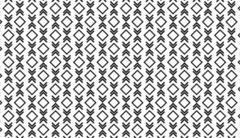 Seamless pattern. Black and white rhombus and chevron motif. Simple pattern design. Can be used for posters, brochures, postcards, and other printing needs. Vector illustration