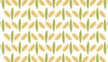 Seamless leaf pattern. Minimalist pattern design. Can be used for posters, brochures, postcards, and other printing needs. Vector illustration