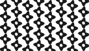 Dotted star seamless pattern. Black and white star pattern. Modern style pattern design. Can be used for posters, brochures, postcards, and other printing needs. Vector illustration