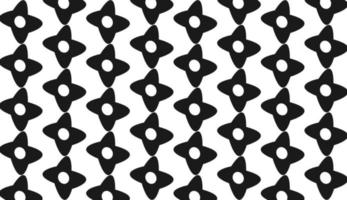 Dotted star seamless pattern. Black and white star pattern. Modern style pattern design. Can be used for posters, brochures, postcards, and other printing needs. Vector illustration