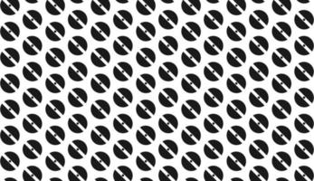 Seamless pattern. Black and white dotted circle motif. Simple pattern design. Can be used for posters, brochures, postcards, and other printing needs. Vector illustration