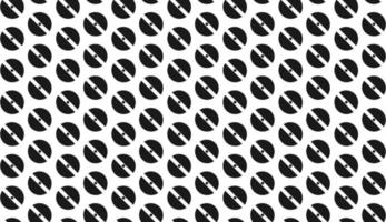 Seamless pattern. Black and white dotted circle motif. Simple pattern design. Can be used for posters, brochures, postcards, and other printing needs. Vector illustration