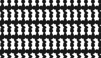 Seamless pattern of circles and wavy lines. Modern style pattern design. black and white pattern. Can be used for posters, brochures, postcards, and other printing needs. Vector illustration