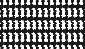 Seamless pattern of circles and wavy lines. Modern style pattern design. black and white pattern. Can be used for posters, brochures, postcards, and other printing needs. Vector illustration