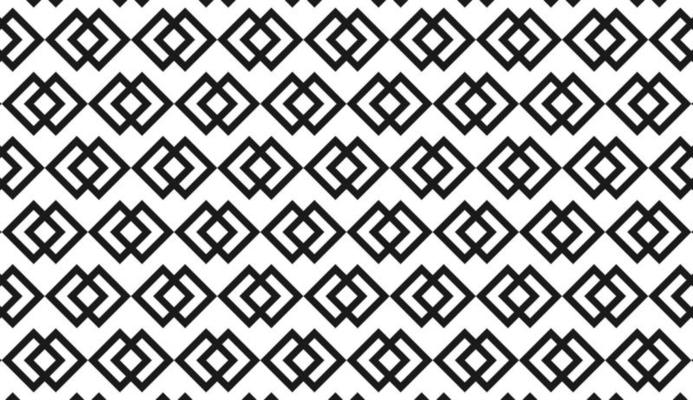 Seamless pattern. The square motif is split. Simple black and white pattern  design. Can be used for posters, brochures, postcards, and other printing  needs. Vector illustration 6623003 Vector Art at Vecteezy