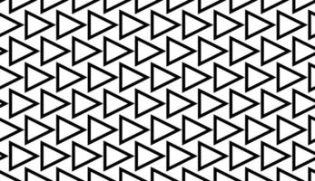 Seamless pattern. Black and white repeating triangle motif. Minimalist simple pattern design. Can be used for posters, brochures, postcards, and other printing needs. Vector illustration