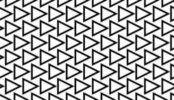 Seamless pattern. Black and white repeating triangle motif. Minimalist simple pattern design. Can be used for posters, brochures, postcards, and other printing needs. Vector illustration