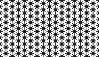 Seamless pattern. Black and white viral motif. Simple repeating pattern design. Can be used for posters, brochures, postcards, and other printing needs. Vector illustration