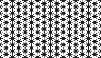 Seamless pattern. Black and white viral motif. Simple repeating pattern design. Can be used for posters, brochures, postcards, and other printing needs. Vector illustration