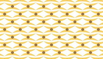Aesthetic seamless pattern with yellow and polka dots. Ethnic motif design. Minimalist pattern design. Can be used for posters, brochures, postcards, and other printing needs. Vector illustration