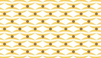 Aesthetic seamless pattern with yellow and polka dots. Ethnic motif design. Minimalist pattern design. Can be used for posters, brochures, postcards, and other printing needs. Vector illustration