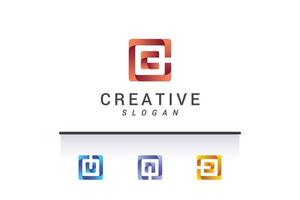 Letter C creative modern logo vector