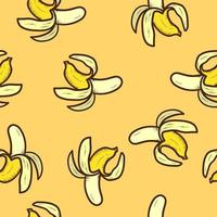 Bananas seamless pattern, Hand drawn. Vector illustration eps.10