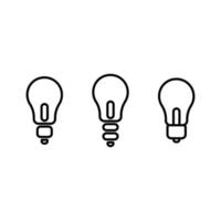 Lights icon set vector illustration