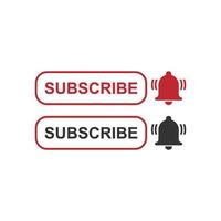 Subscribe now icon logo button template vector