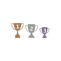 Award winner icon design template vector