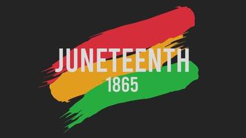 Juneteenth celebration background vector