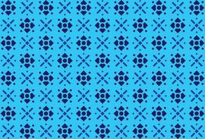 Abstract blue geometric shapes seamless pattern vector