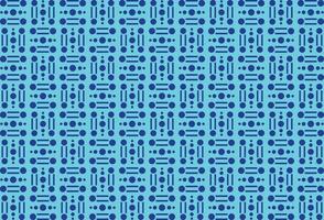 Abstract blue geometric shapes seamless pattern vector