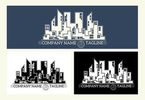 City housing building logo template vector