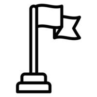 simple flag vector icon, editable, 48 pixel