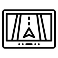 simple navigation vector icon, editable, 48 pixel