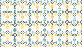 Colorful abstract geometric pattern design vector