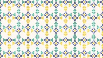 Colorful abstract geometric pattern design vector