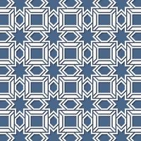 flat islamic line pattern design vector