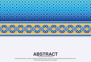 colorful ornament pattern border background vector