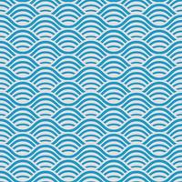 Repeat Waving Lines Japanese Style Seamless Pattern vector