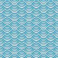 Repeat Waving Lines Japanese Style Seamless Pattern vector