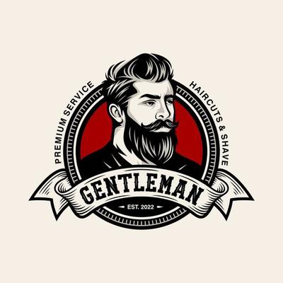 Premium Vector  Barbershop logo. barber shop logo vector template