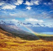 Fantastic views of the mountains and a little rain photo