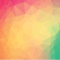 Multicolor polygonal illustration, which consists of triangles. Geometric background in Origami style with a gradient. Triangular design for your business. Rainbow, spectrum image. vector